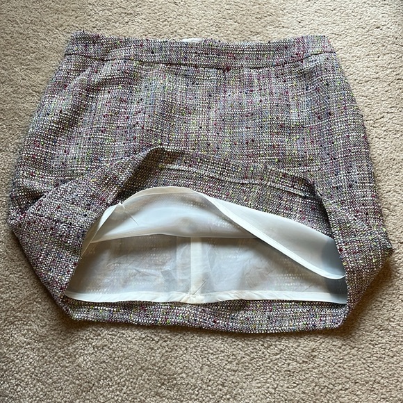 Suzy Shier Colourful Tweed Mini Skirt - Picture 5 of 7